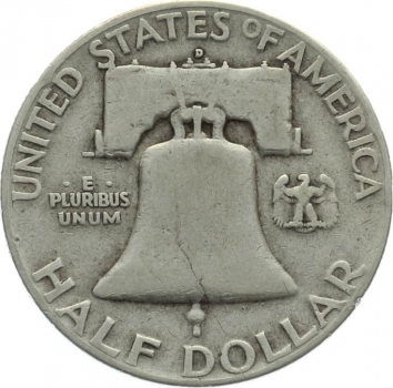 USA 1/2 Dollar 1950 D - Franklin